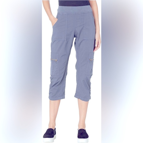 XCVI Crop Nadia Pants, Orion Blue - Picture 1 of 3